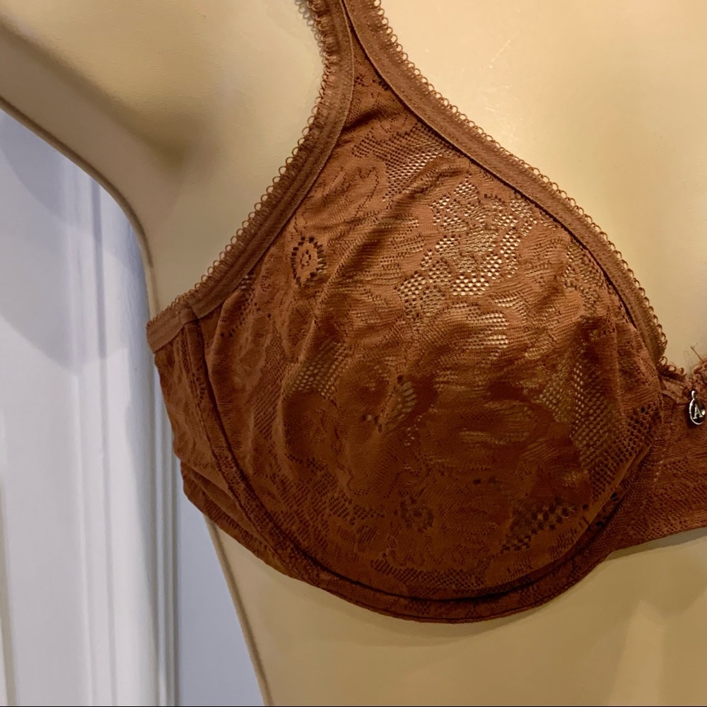 NWOT Adore Me Brown‎ Lace Bra 34DD - Picture 3 of 7